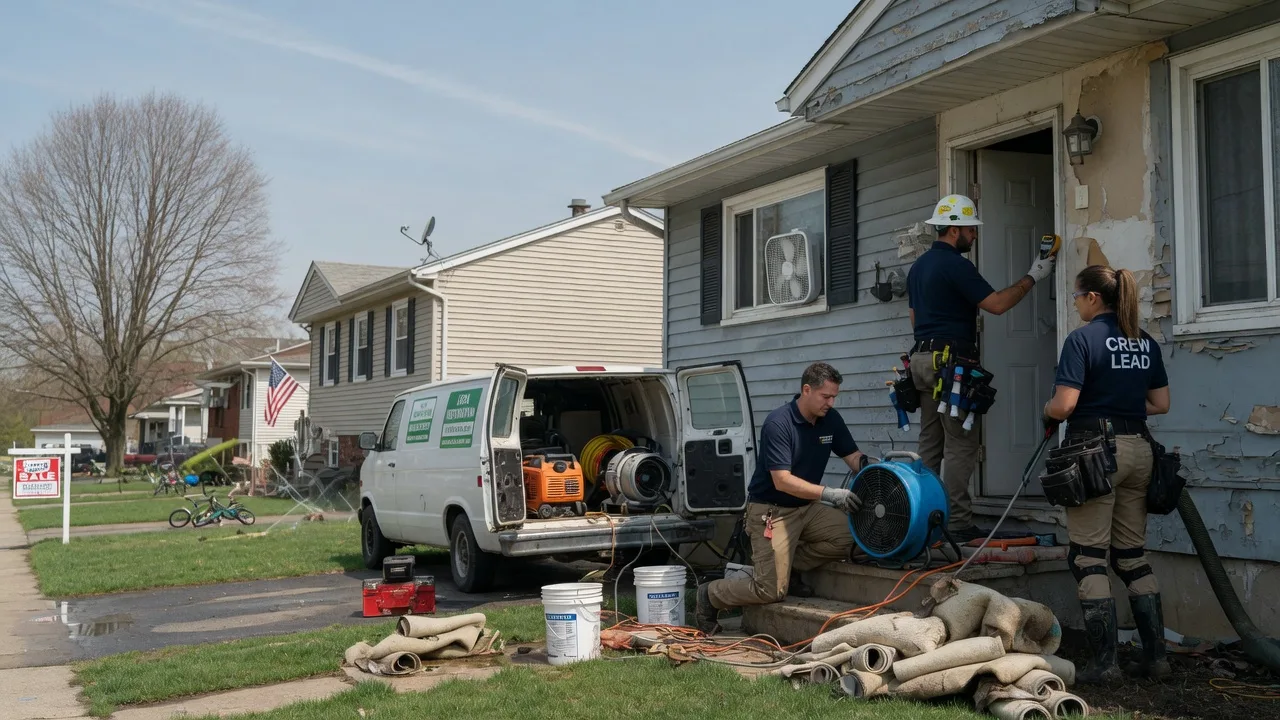 Flood Cleanup in Sparta, OH near me